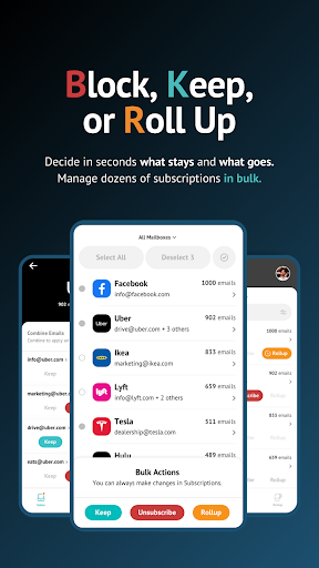 Unroll.Me - Inbox Mail Cleaner ekran görüntüsü