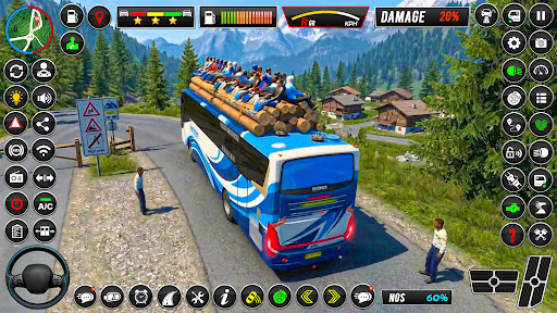 Offroad Bus Sim Driving Game ekran görüntüsü