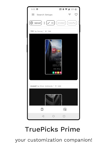 TruePicks Pro Setup Wallpapers ekran görüntüsü