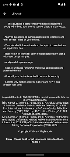 ThreatLens : Mobile Security ekran görüntüsü