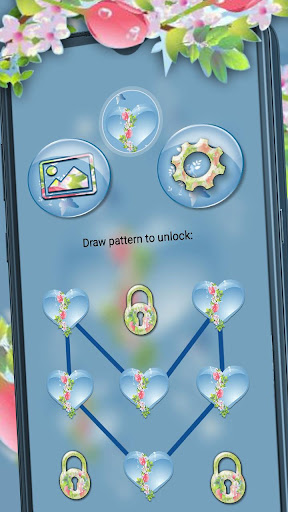 Aqua Heart Launcher Theme ekran görüntüsü