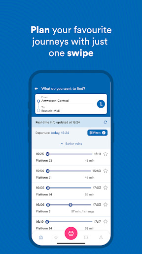 SNCB/NMBS: Timetable & tickets ekran görüntüsü