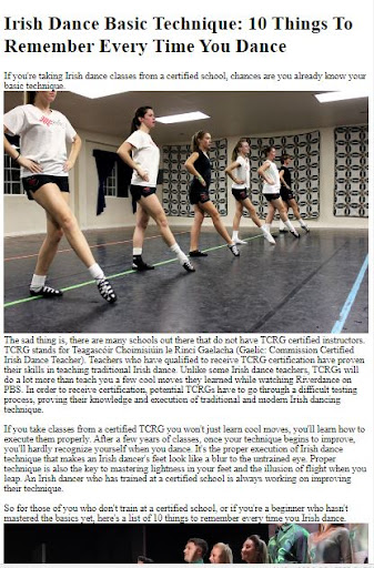 How to Do Irish Step Dancing ekran görüntüsü