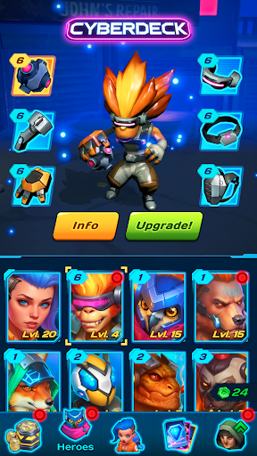 Cyberdeck: RPG Card Battle ekran görüntüsü