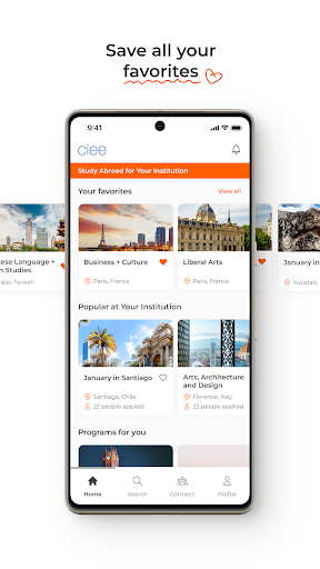 CIEE Study Abroad ekran görüntüsü