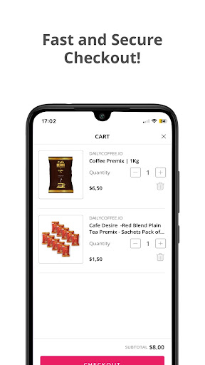 DAILYCOFFEE.IO ekran görüntüsü