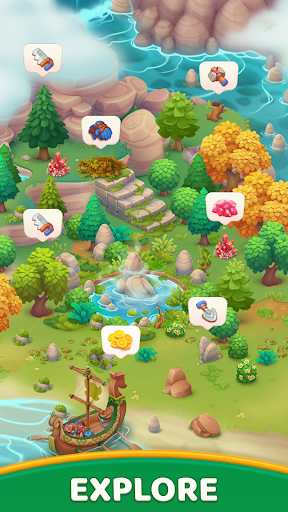 Viking Island: Merge Adventure ekran görüntüsü