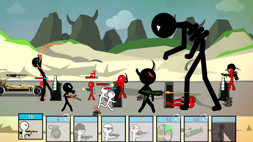 Stick Man Trenches: World War ekran görüntüsü