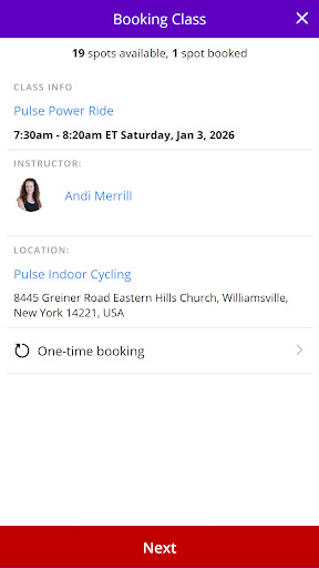 Pulse Indoor Cycling ekran görüntüsü