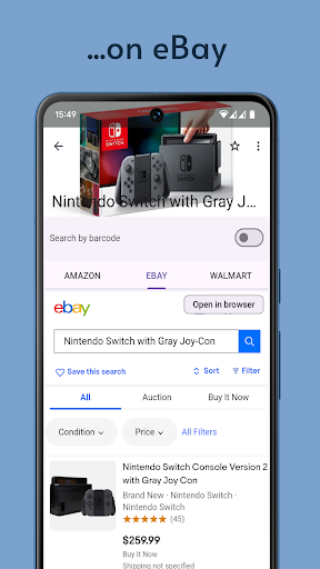 eBay için Barkod Tarayıcı ekran görüntüsü