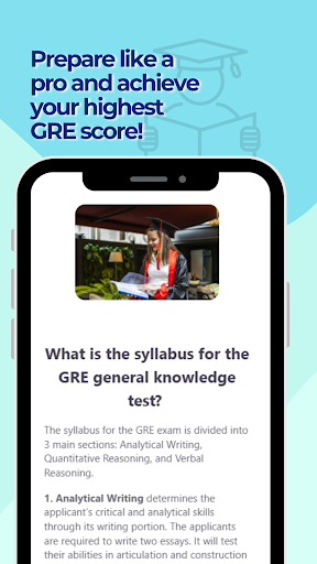 GRE Practice Test ekran görüntüsü