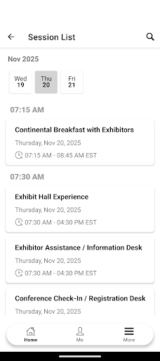 APC Fall Seminar App ekran görüntüsü