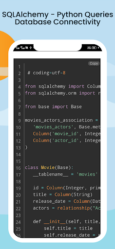 Learn SQLAlchemy- Python Query ekran görüntüsü