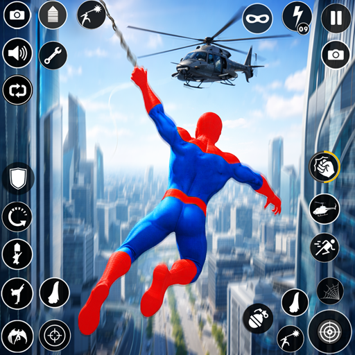 Spider Rope Hero: Rescue City