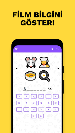 Emojilerden Film Dizi Bulmaca ekran görüntüsü
