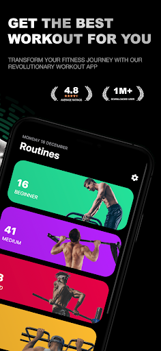 Street Workout App ekran görüntüsü