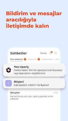 Flowwow Seller: online satış ekran görüntüsü